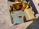 Падение шара штейновой черной кухонной раковины золота зеркала двойное в 3.5mm