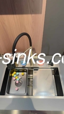 Нержавеющая сталь 304 бар однокупальная Modern Top Mount Кухонный раковина