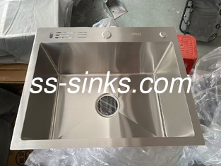 K-20000 Topmount Кухонный раковина с 1 краном отверстие и глубина чаши 21 см