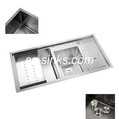 Ручной кухонный раковина с дренажной доской