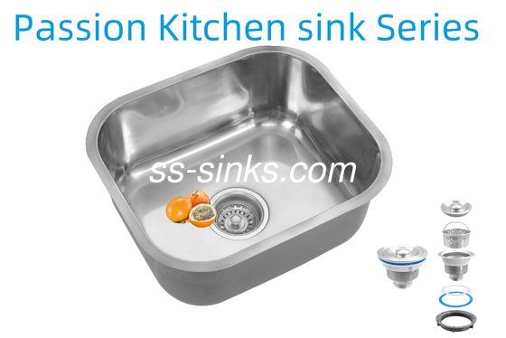 Раковина с двумя чашами, 1 отверстие под смеситель с заглушкой, матовая нержавеющая сталь