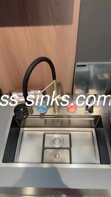 Нержавеющая сталь 304 бар однокупальная Modern Top Mount Кухонный раковина