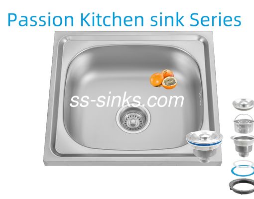 Современный дизайн стиль Topmount кухонный раковина с 3,5 дюймовым отверстием и прямоугольной формы чаши