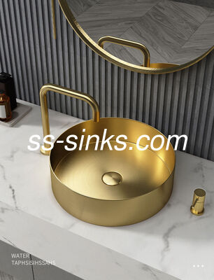 Элегантность, спроектированная для долговечности: наша круглая раковина из нержавеющей стали 304 толщиной 3 мм