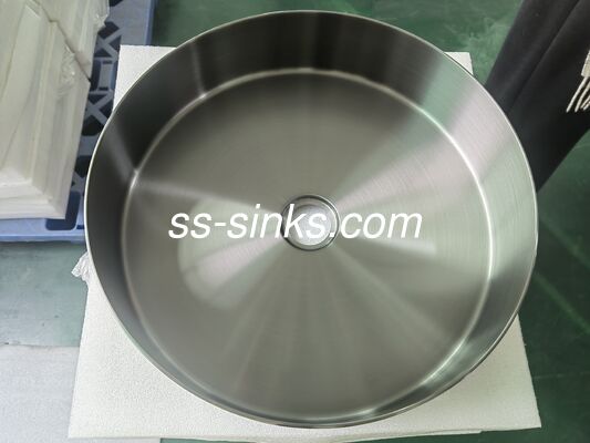 Элегантность, спроектированная для долговечности: наша круглая раковина из нержавеющей стали 304 толщиной 3 мм