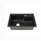 Кухонная раковина кварца акриловой смолы черная с Drainboard 680*460mm