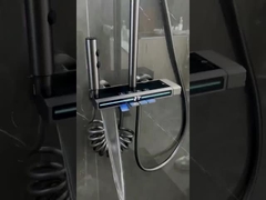 OEM Черный щетка Никель Нержавеющая сталь Душевой комплект Настенный